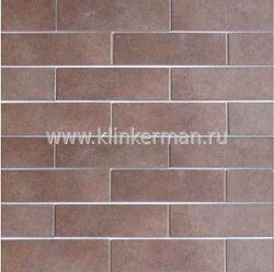 Плитка под кирпич Interbau INT 114 Гранат NA гладкая