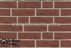 Клинкерный кирпич Feldhaus klinker K535NF90 terra mana