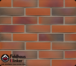 Клинкерная плитка Feldhaus Klinker R489NF galena terreno rosato